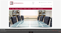 Desktop Screenshot of gestoriabarcelo.com